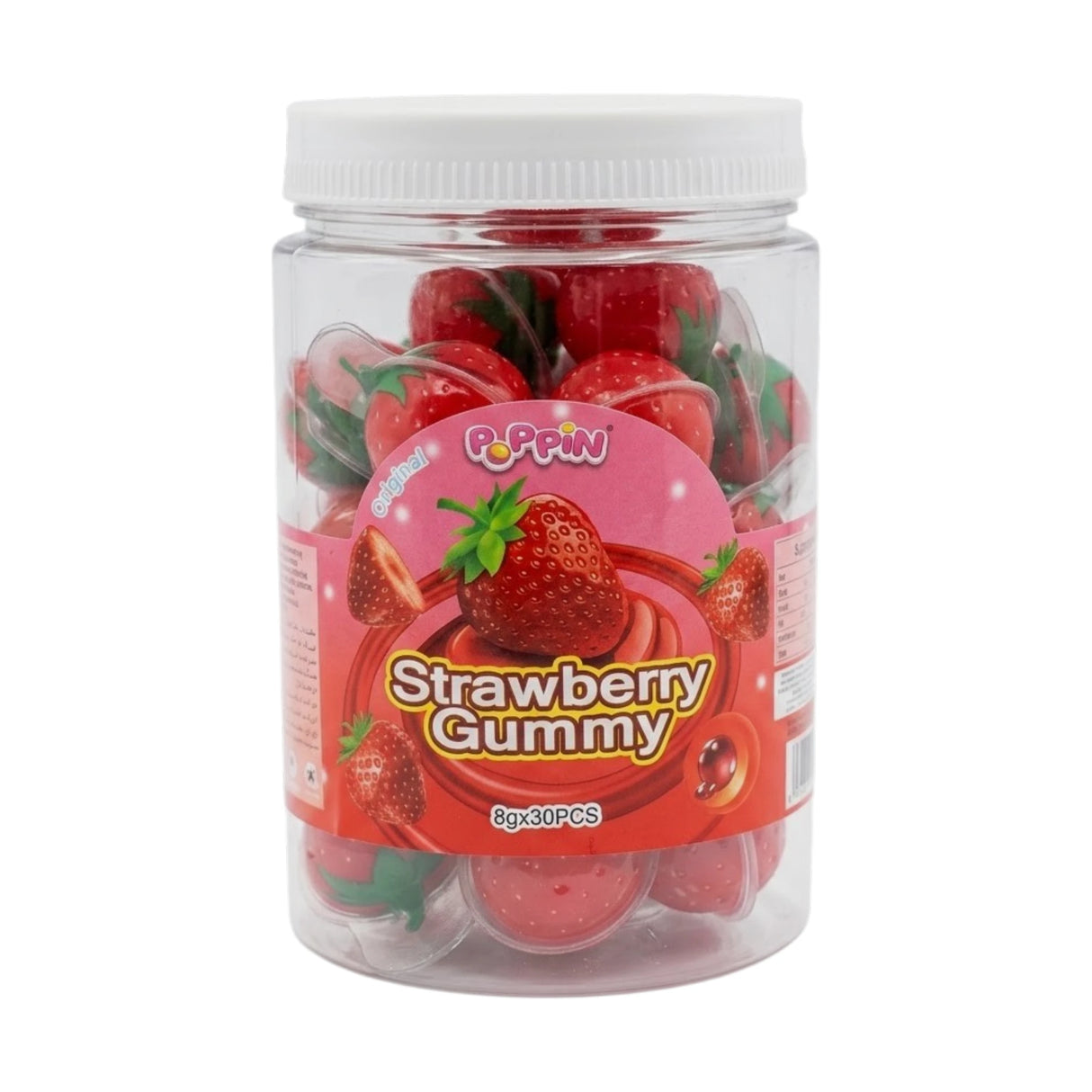poppin jelly strawberry gummy 8g uae
