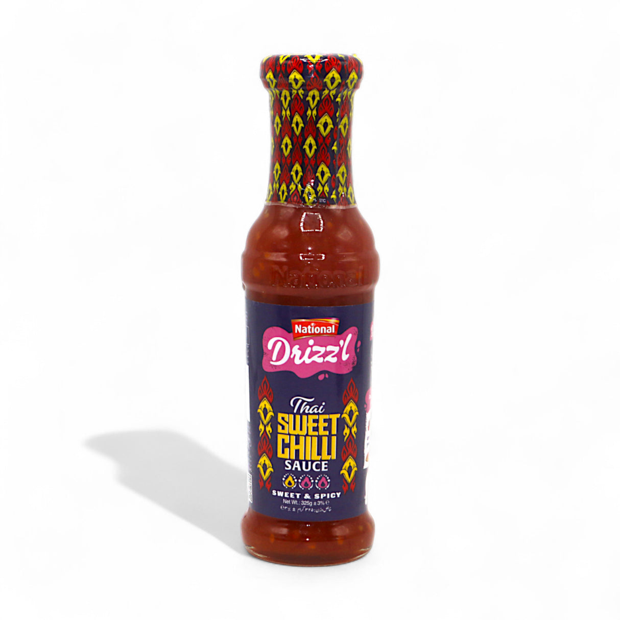 national drizzl thai sweet chili sauce 325g