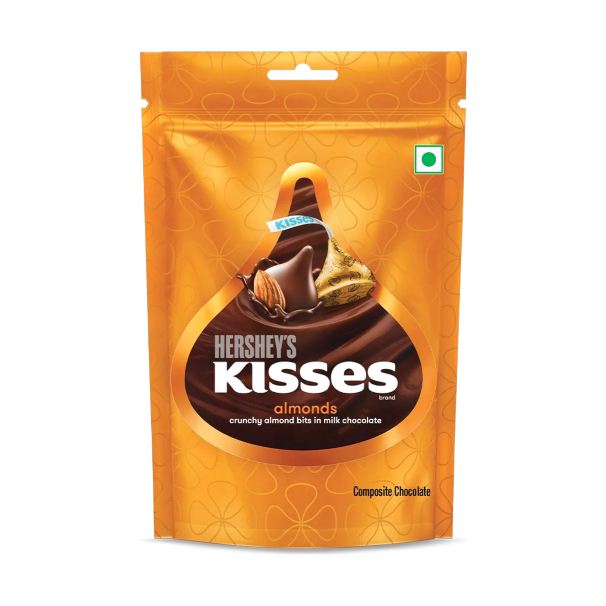 HERSHEYS KISSES CHOCOLATE ALMONDS 100.8g