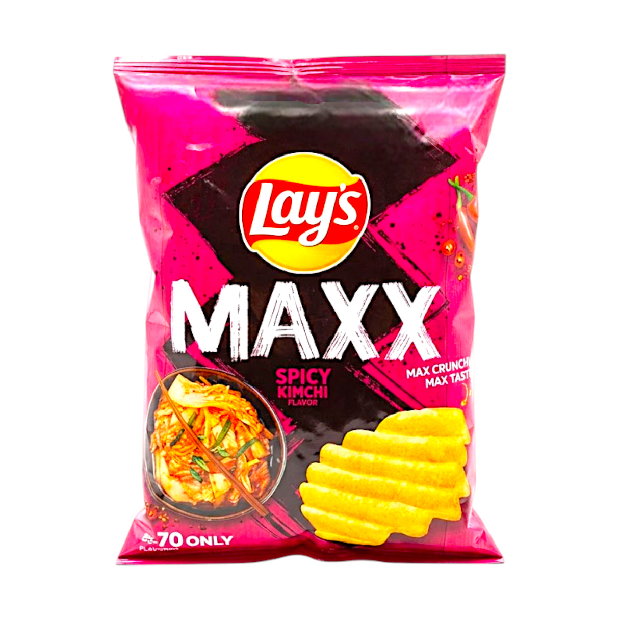 lays maxx spicy kimchi 70rs