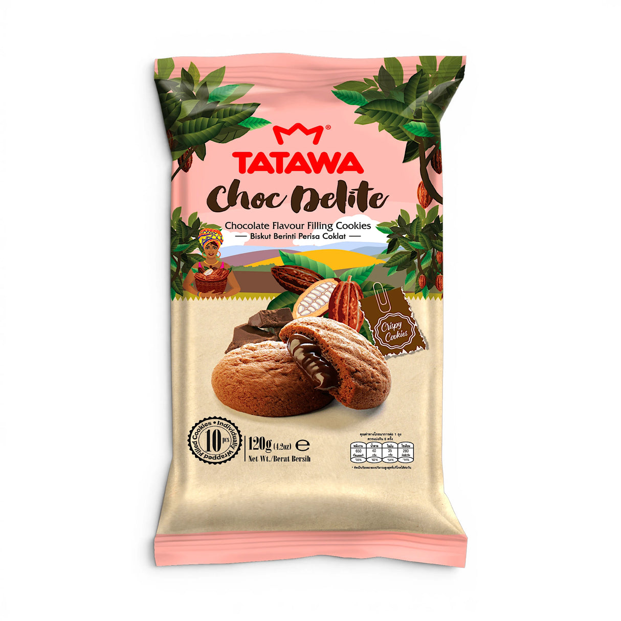 tatawa cookies choco delite 120g malaysia