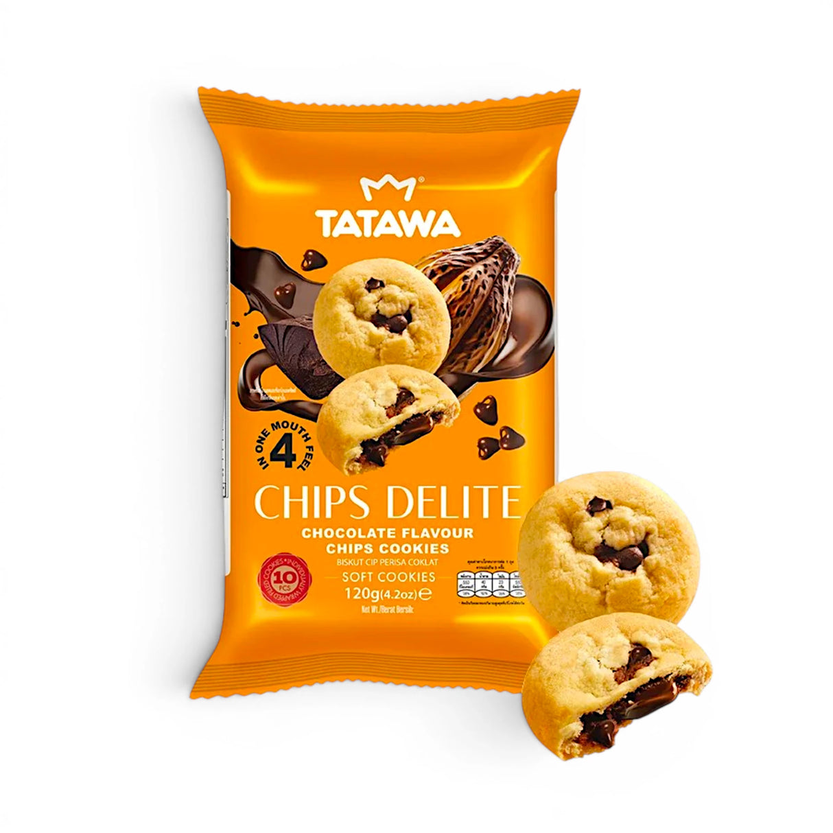 tatawa cookies chocolate chip delite 12g malaysia