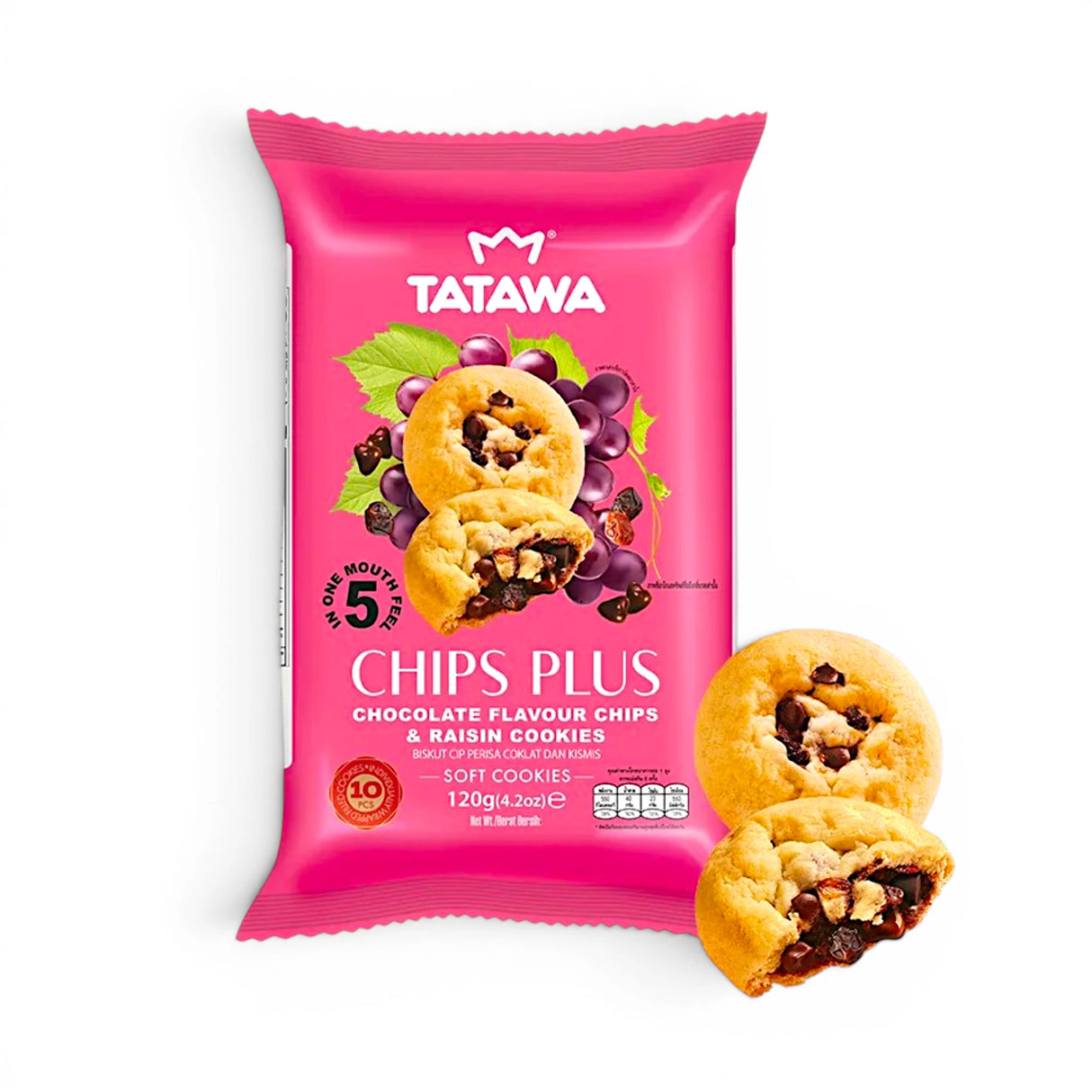 tatawa cookies raisin chips plus 120g malaysia