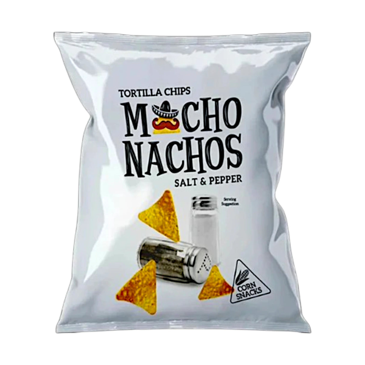 macho nachos tortilla chips salt & pepper 38g 80rs