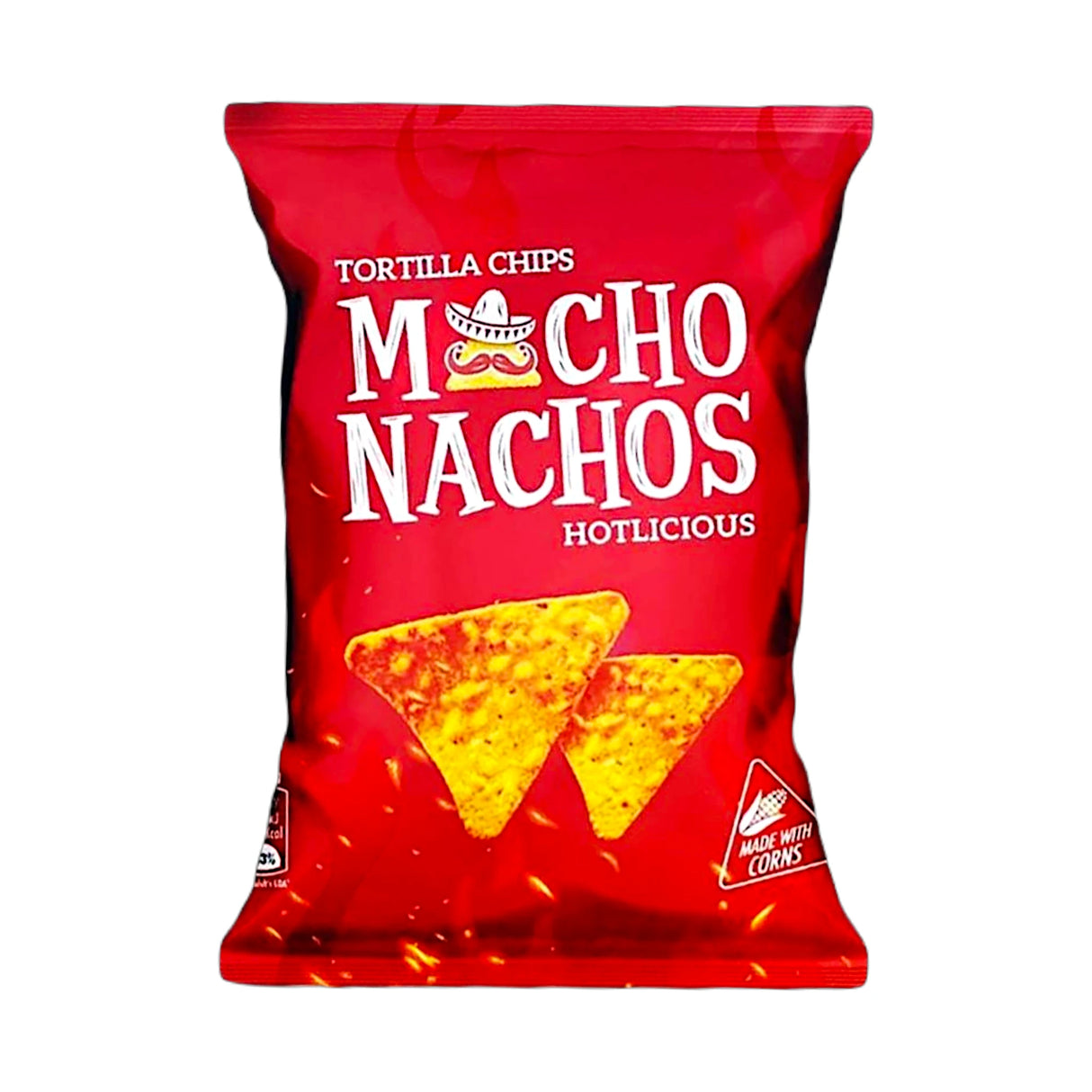 macho nachos tortilla chips hotlicious 38g 80rs