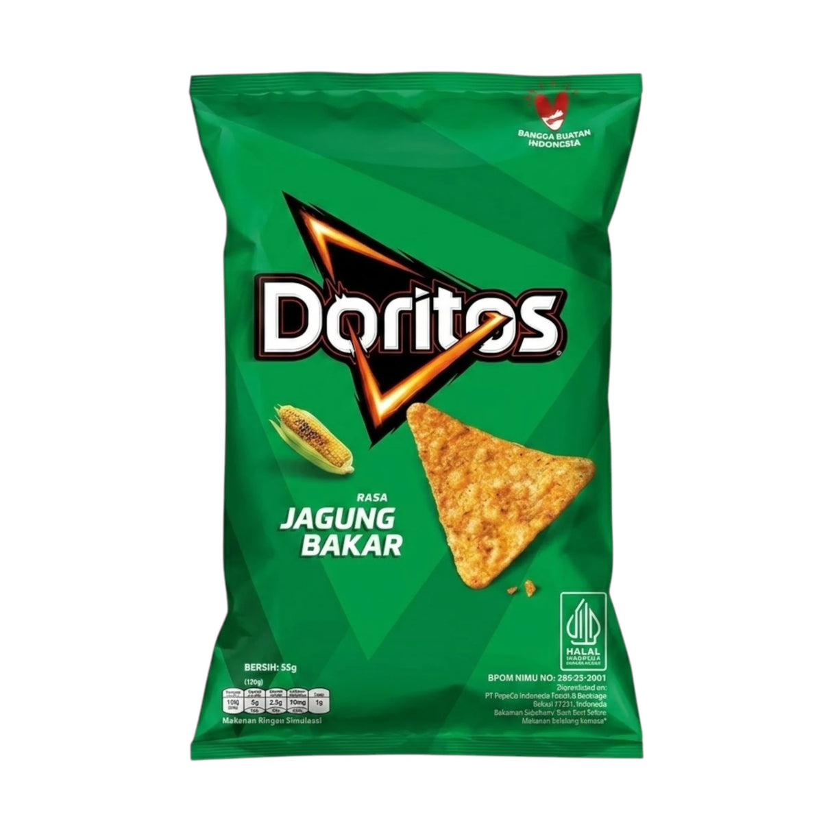 doritos chips jagung bakar 55g indonesia