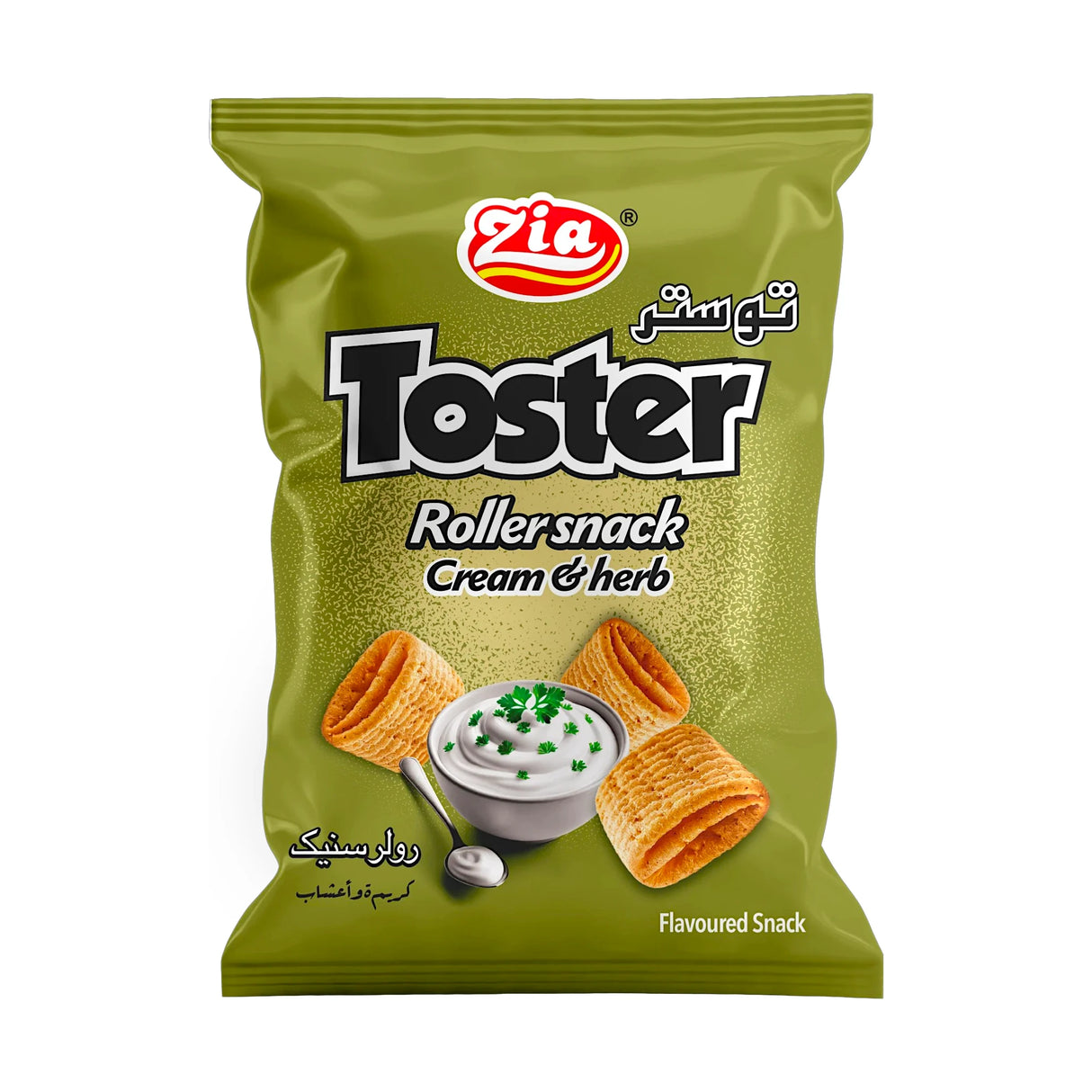 zia toster snacks roller cream & herb 35g