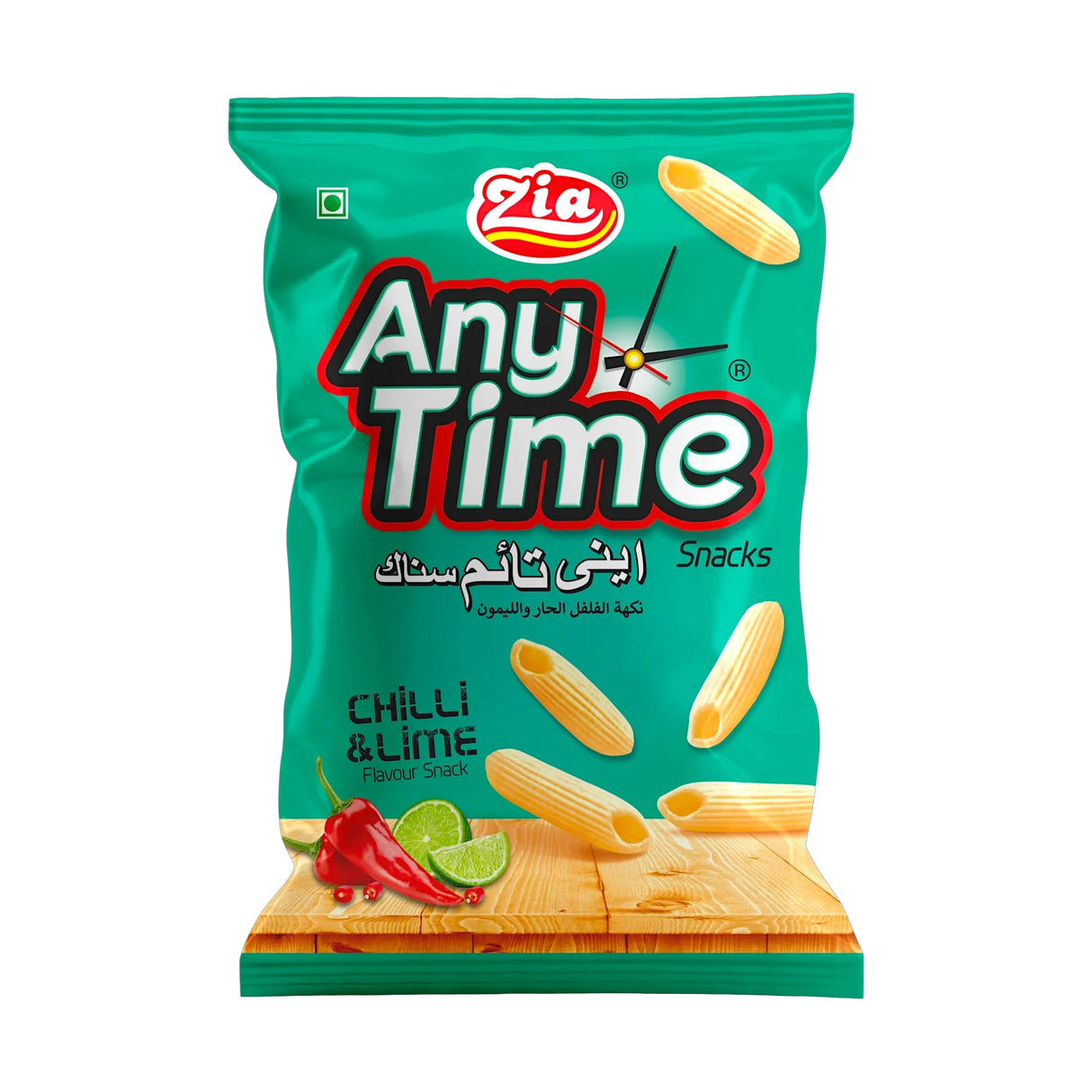zia any time sancks chilli & lime 45g