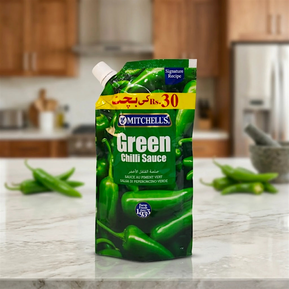 mitchells sauce green chilli 200g