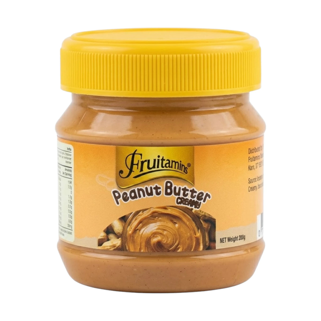 fruitamins peanut butter creamy 200g