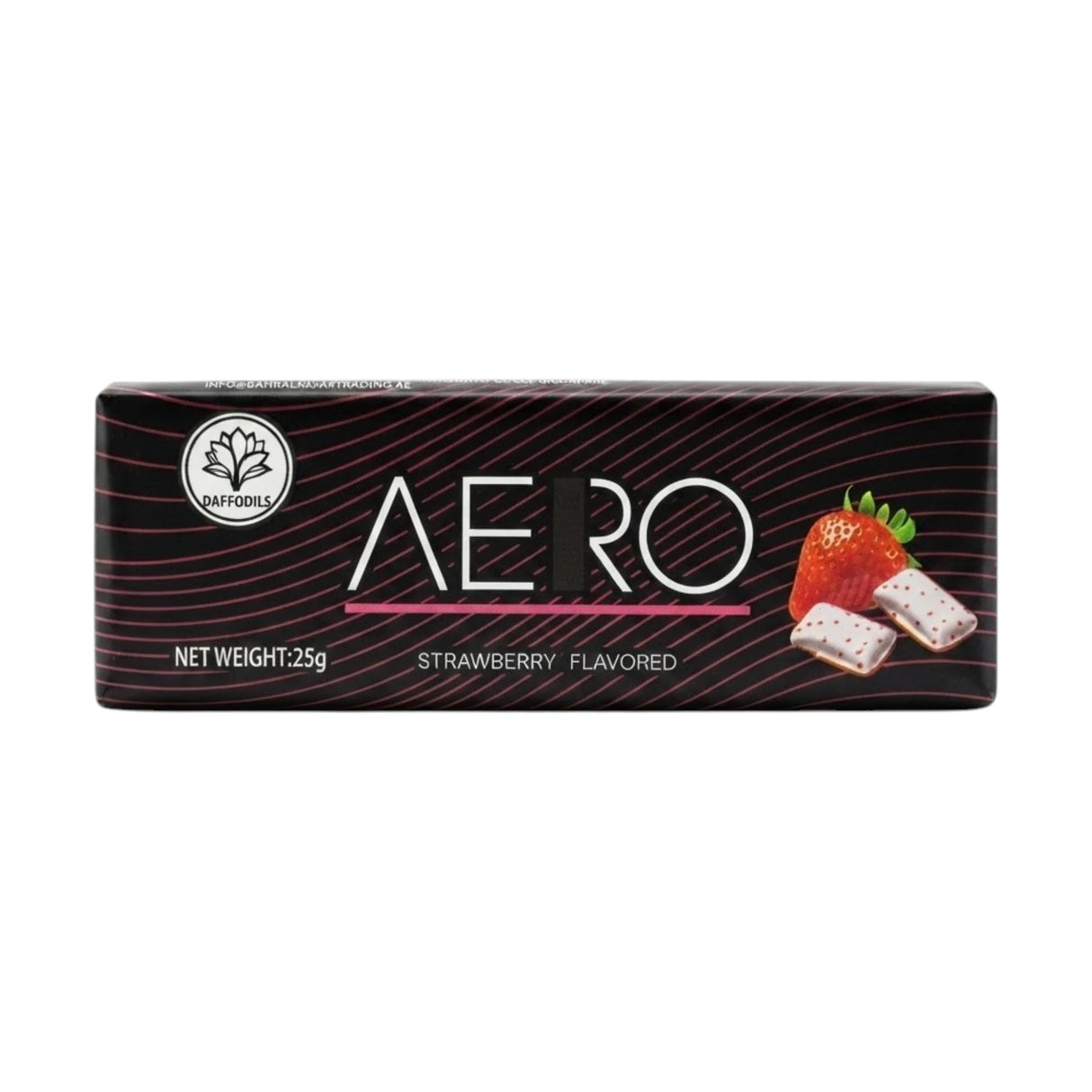 daffodils aero bubble gum strawberry 25g p.r.c