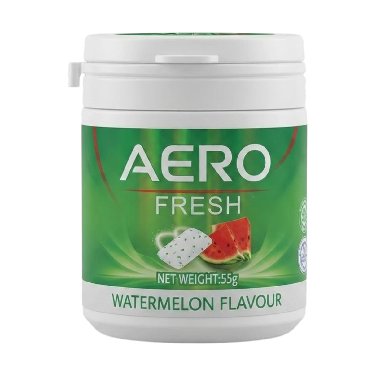 daffodils aero fresh bubble gum watermelon 55g jar p.r.c