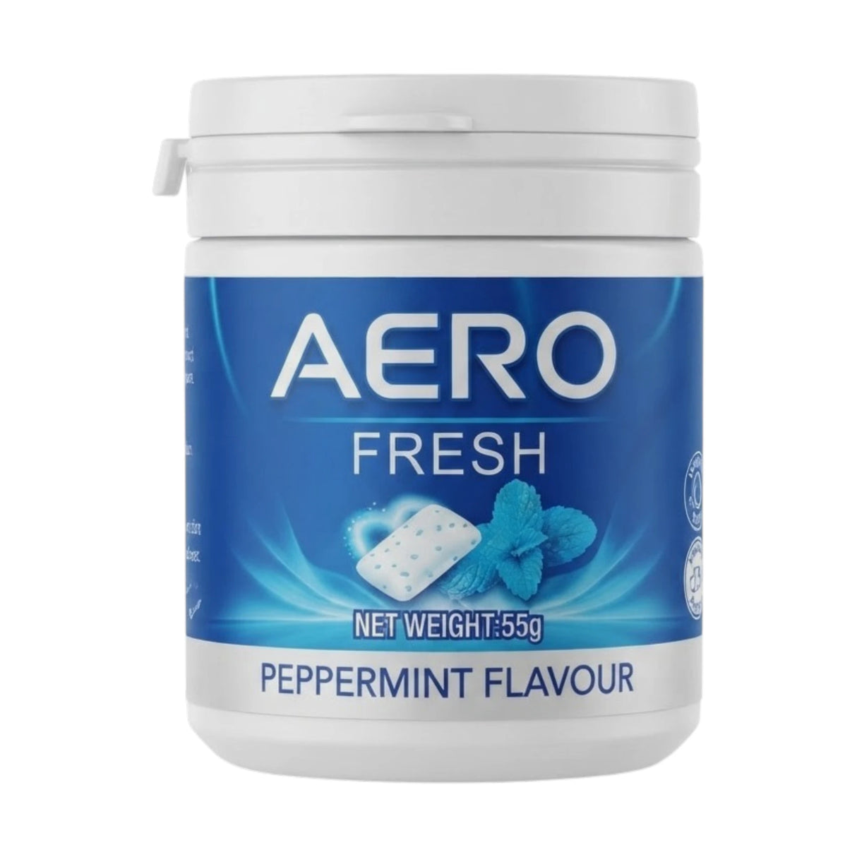 daffodils aero fresh bubble gum peppermint 55g jar p.r.c
