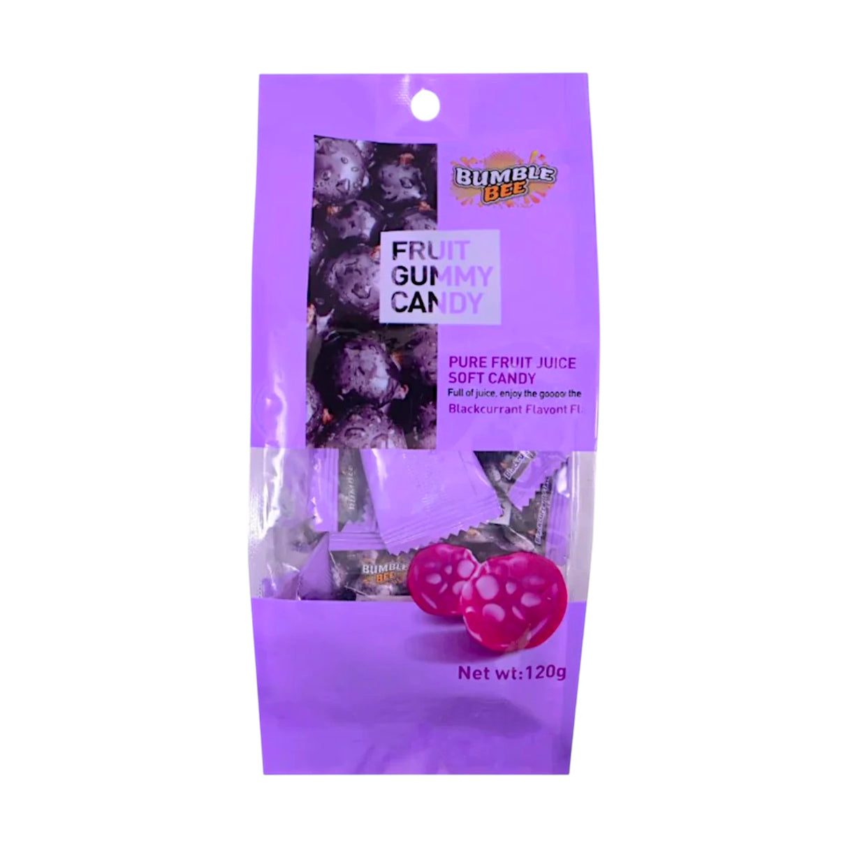 bumble bee fruit gummy candy blackcurrant 120g vietnam