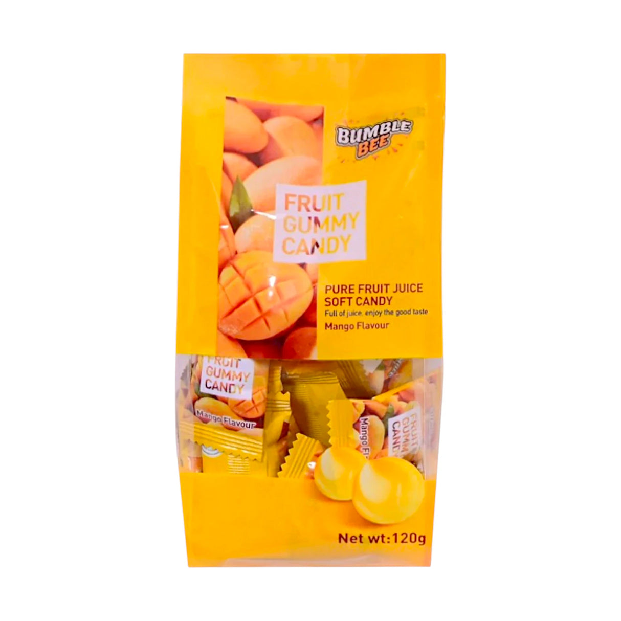 bumble bee fruit gummy candy mango 120g vietnam
