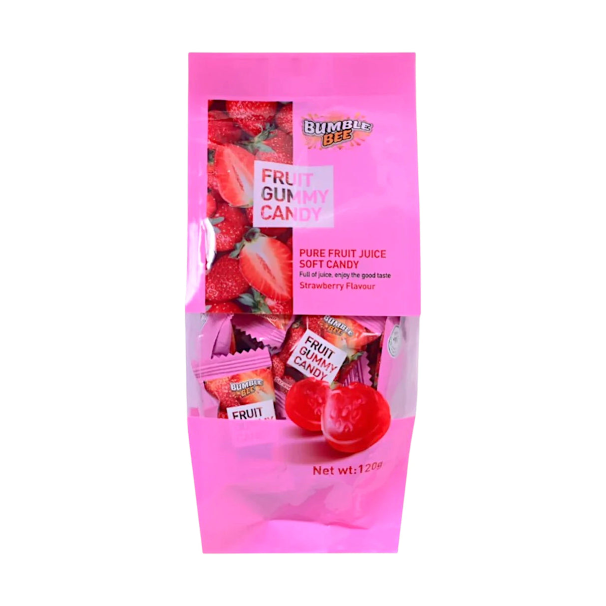 bumble bee fruit gummy candy strawberry 120g vietnam