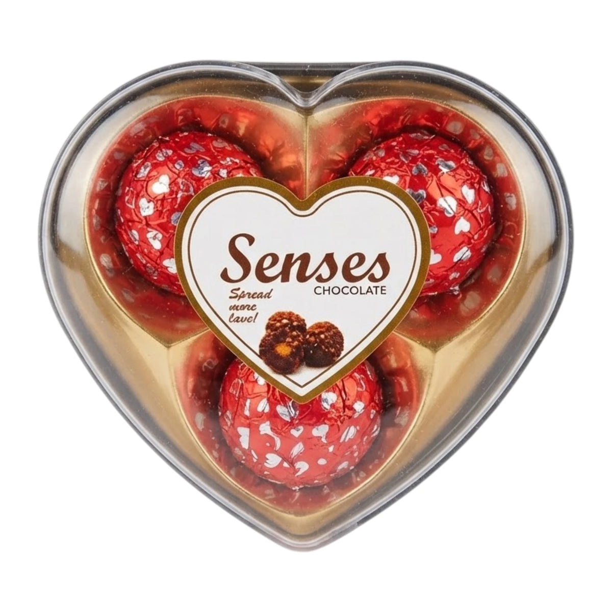 senses chocolate heart red t3 37.5g uae