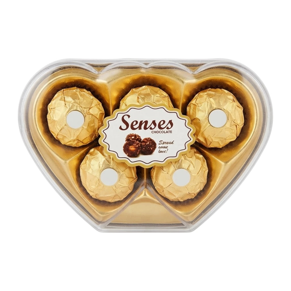 senses chocolate double heart gold t5 62.5g uae