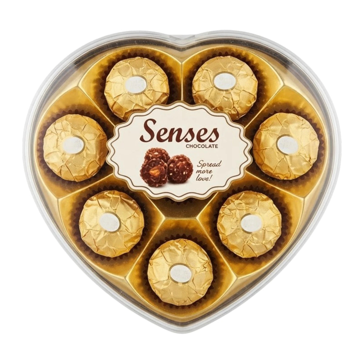 senses chocolate heart gold t8 100g uae