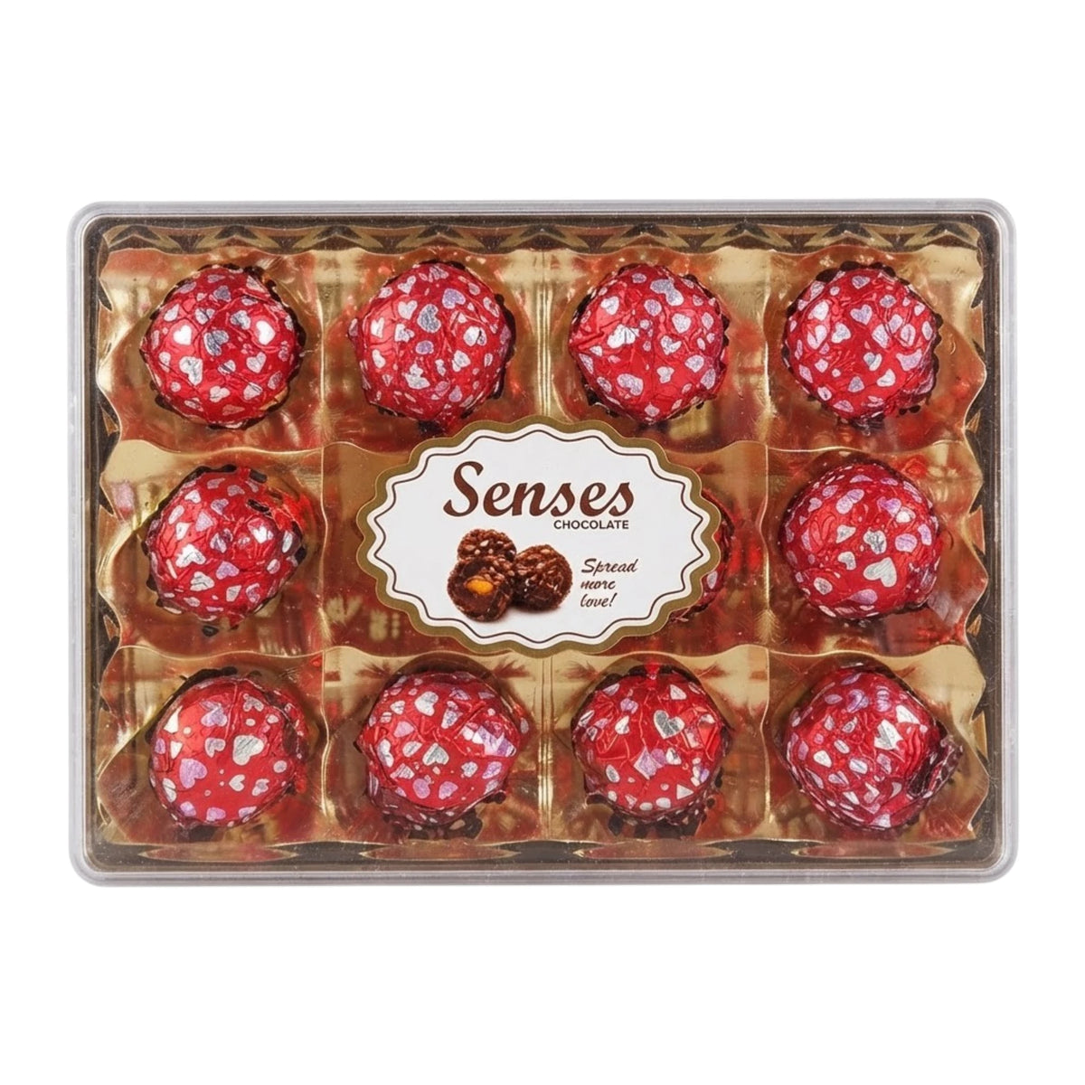 senses chocolate square red t12 150g uae