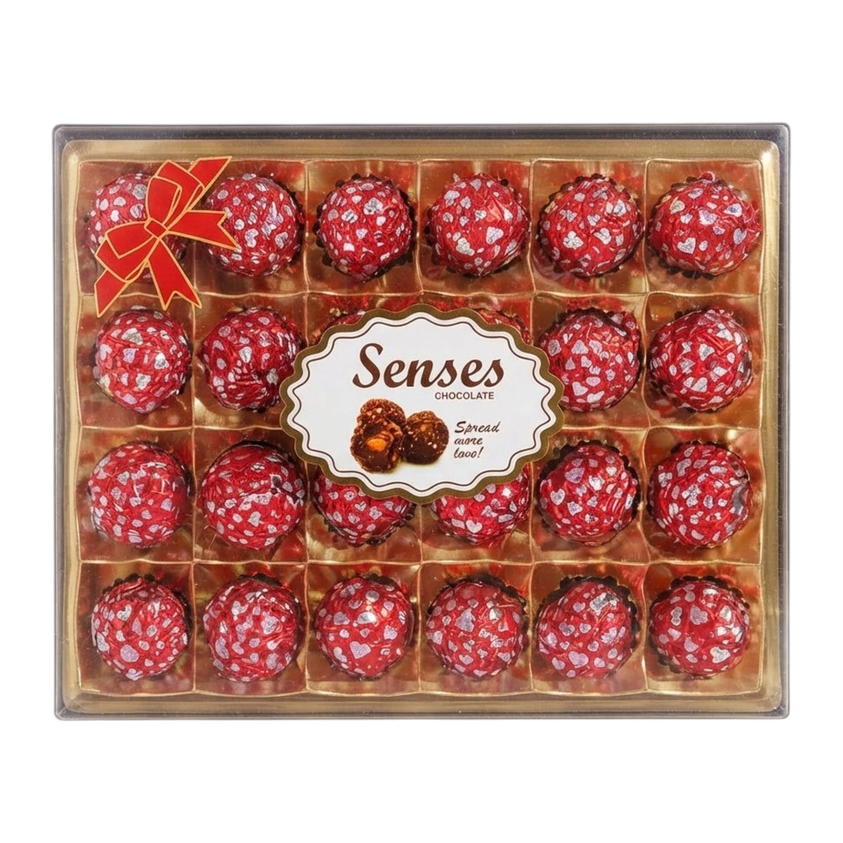 senses chocolate ractangle red t24 300g uae