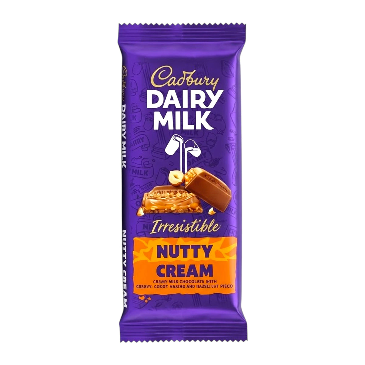cadbury chocolate dairy milk nutty cream 26g 800rs