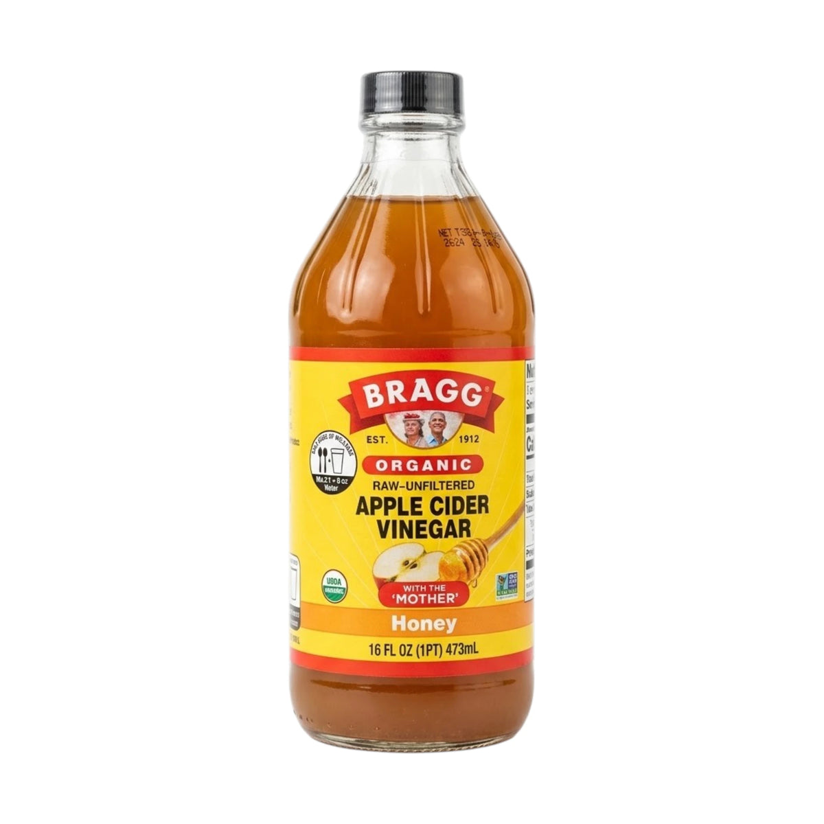 bragg apple cider vinegar & honey 473ml