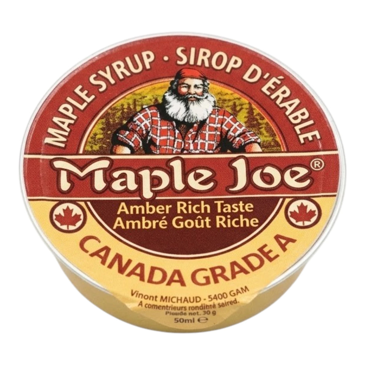 maple joe syrup amber 20g