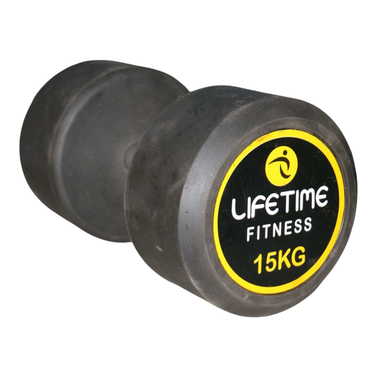 DUMBBELL RUBBER LIFE TIME 15KG