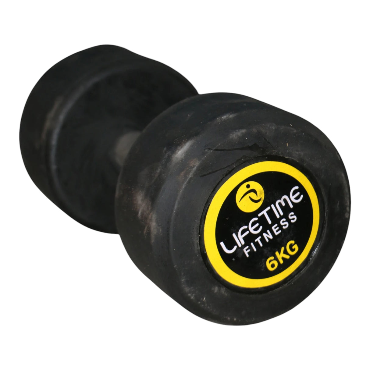 DUMBBELL RUBBER LIFE TIME 6KG
