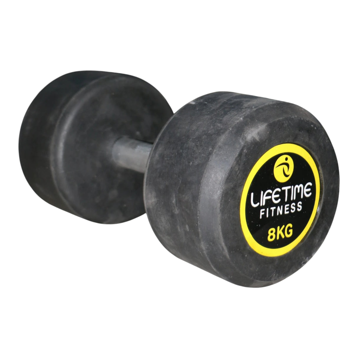 DUMBBELL RUBBER LIFE TIME 8KG