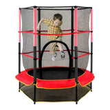 My First Trampoline with Safety Enclosure - Premium Kids Mini Trampoline (Ages 3-6, 100 lbs Capacity)
