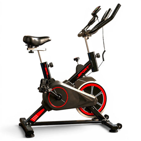 Indoor Spin Bike BO-11 | Sturdy Frame | Multi-Function Monitor | Cardio Fitness Equipment