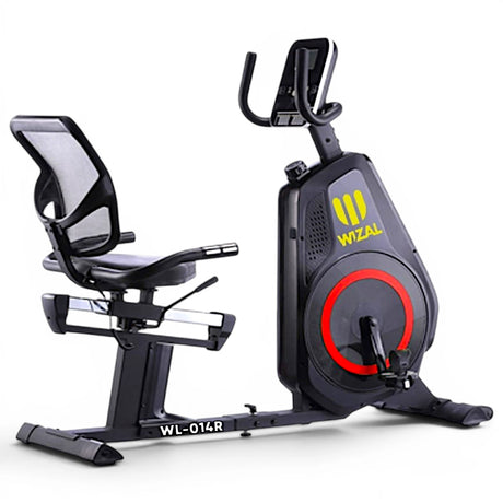 Wizal Recumbent Bike WL-014R | Back Support Seat | Bluetooth Connectivity | 150KG