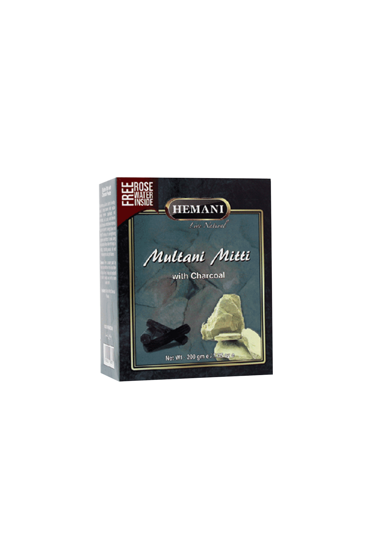 hemani multani mitti charcoal 200g