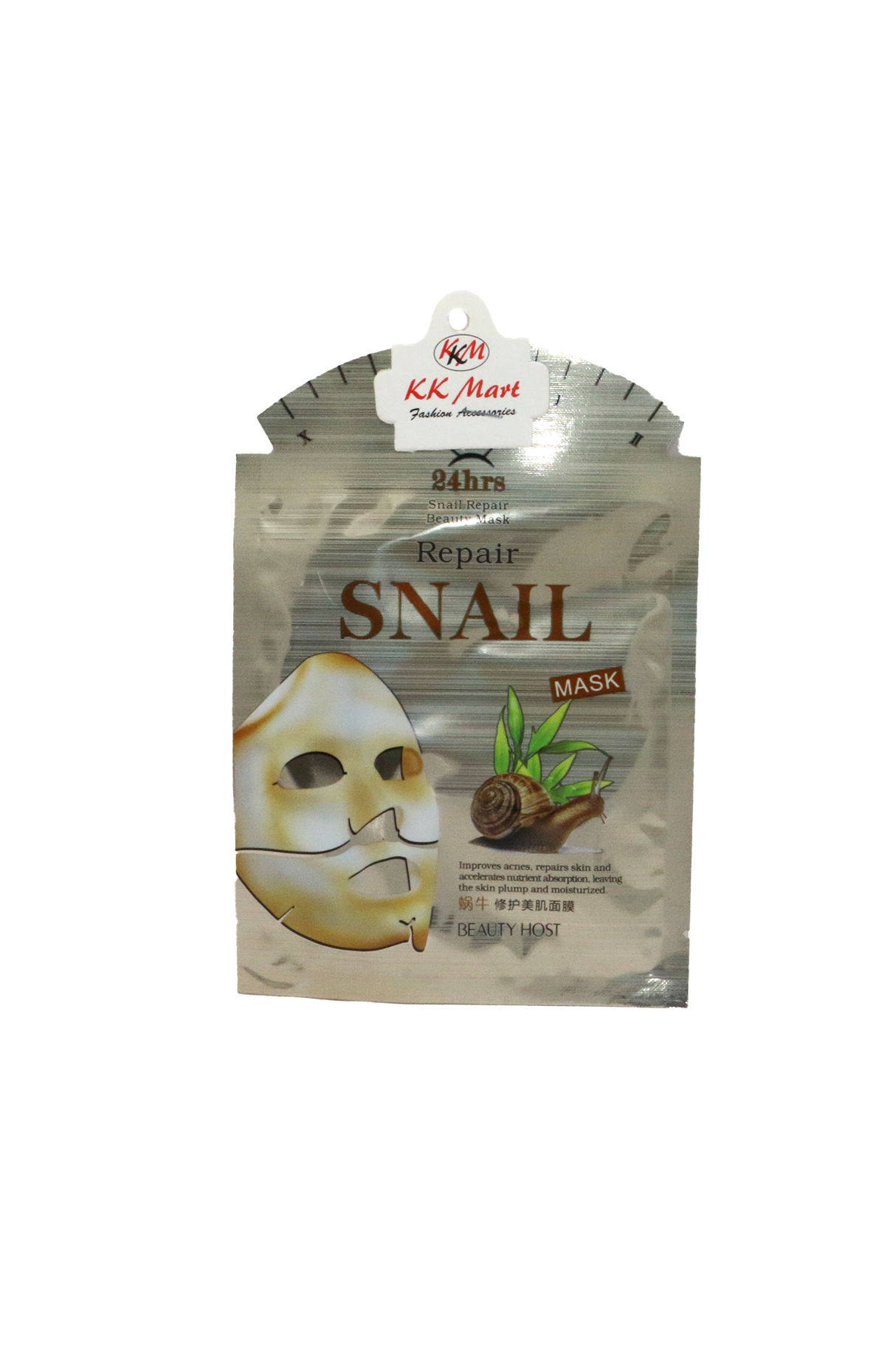 beauty host sheet mask snail 28ml