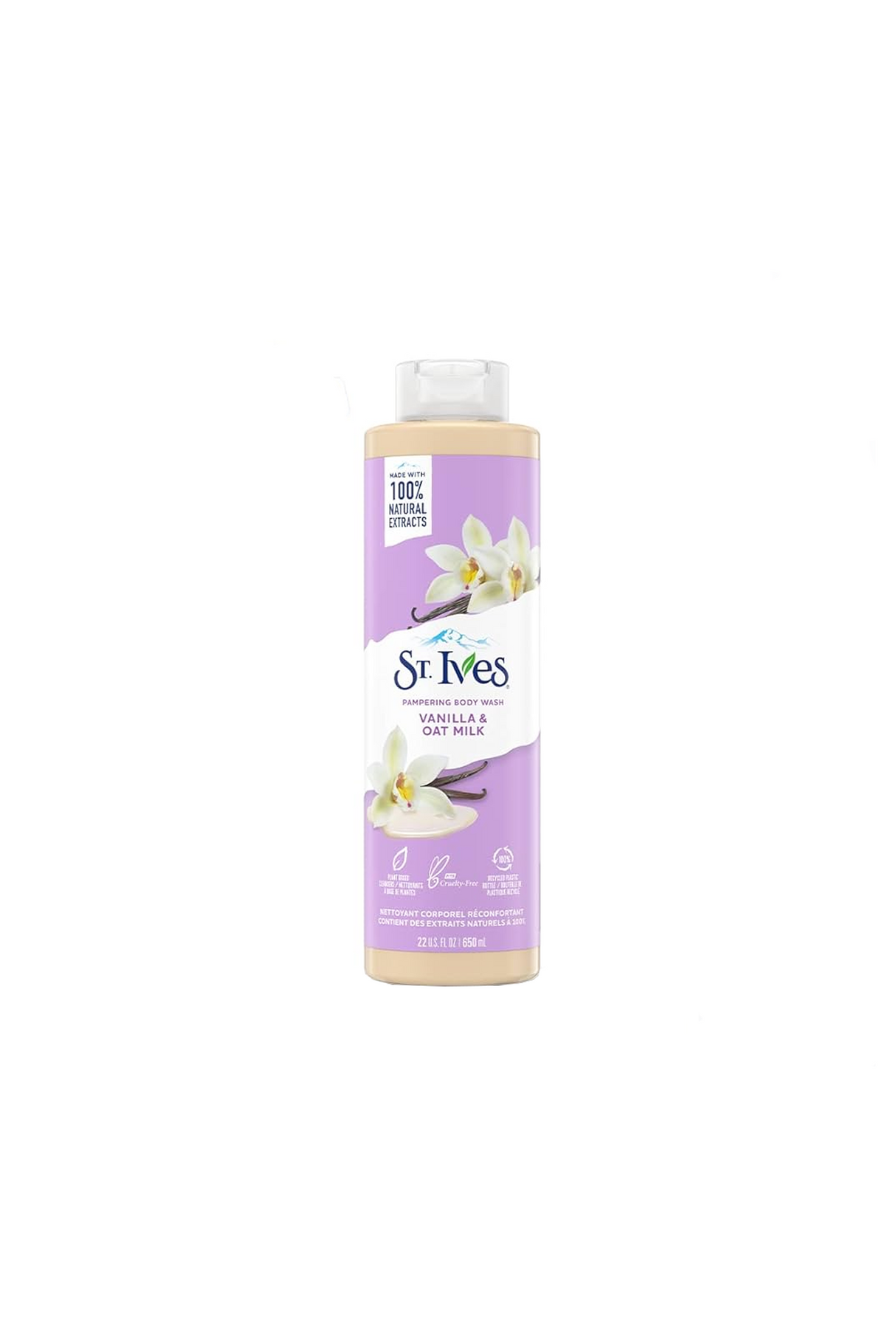stives body wash vanilla & oat milk 650ml usa