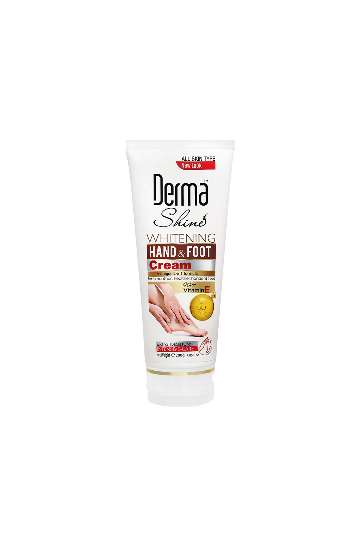 derma shine hand & foot cream vitamin e 200g