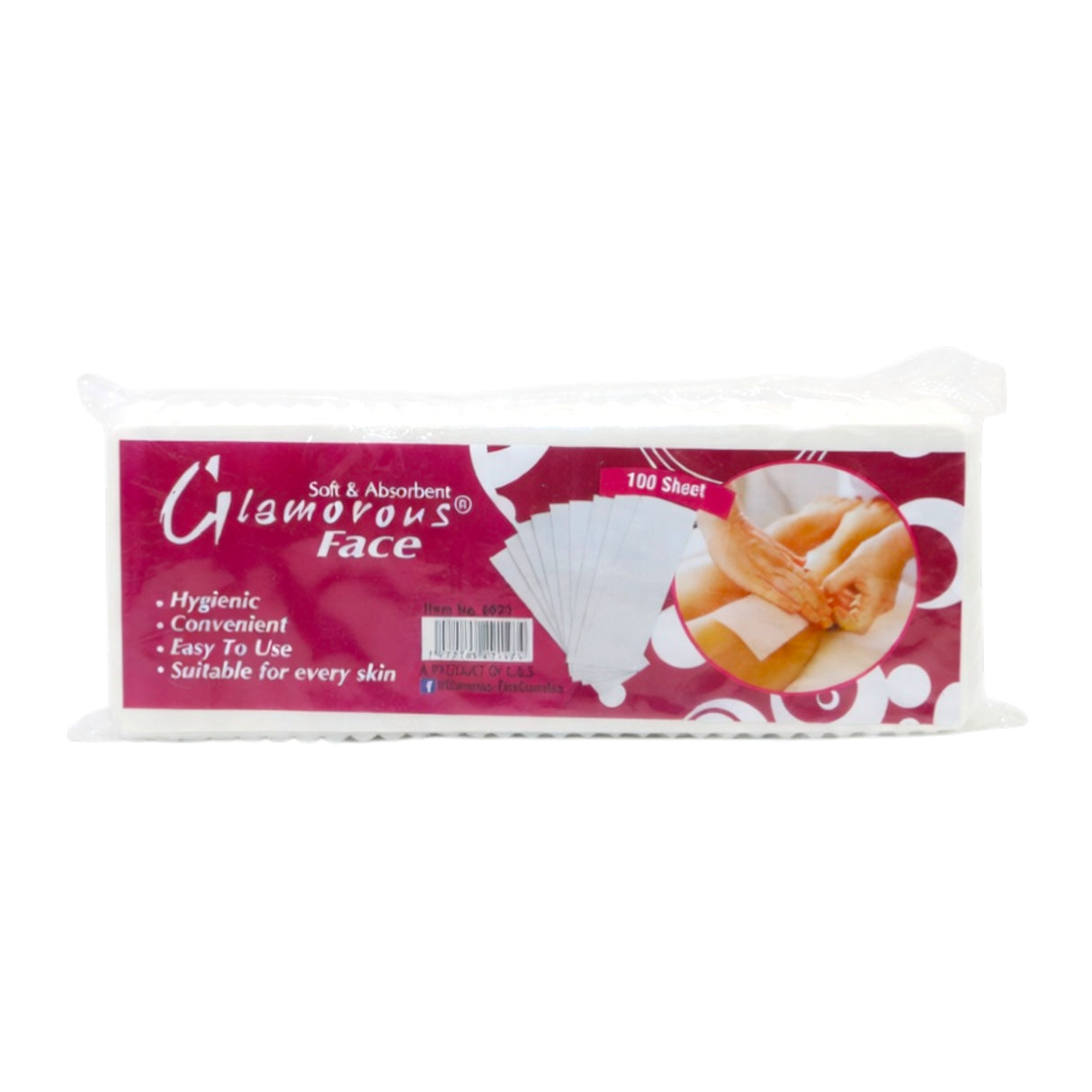 glamorous wax strip cloth 100pc 6923