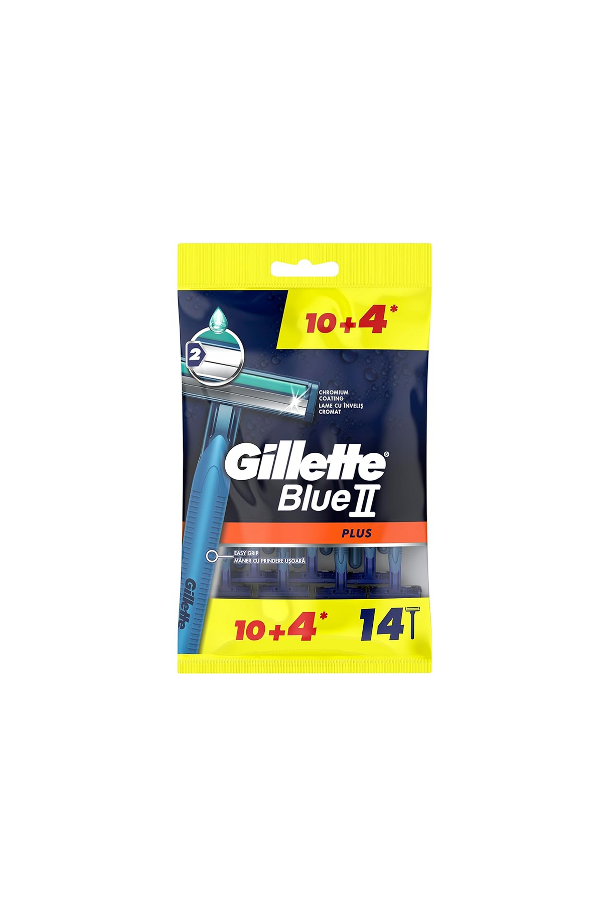 gillette blue 2 plus 14pc