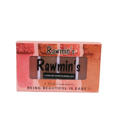 rawmins blush on kit 4 colour