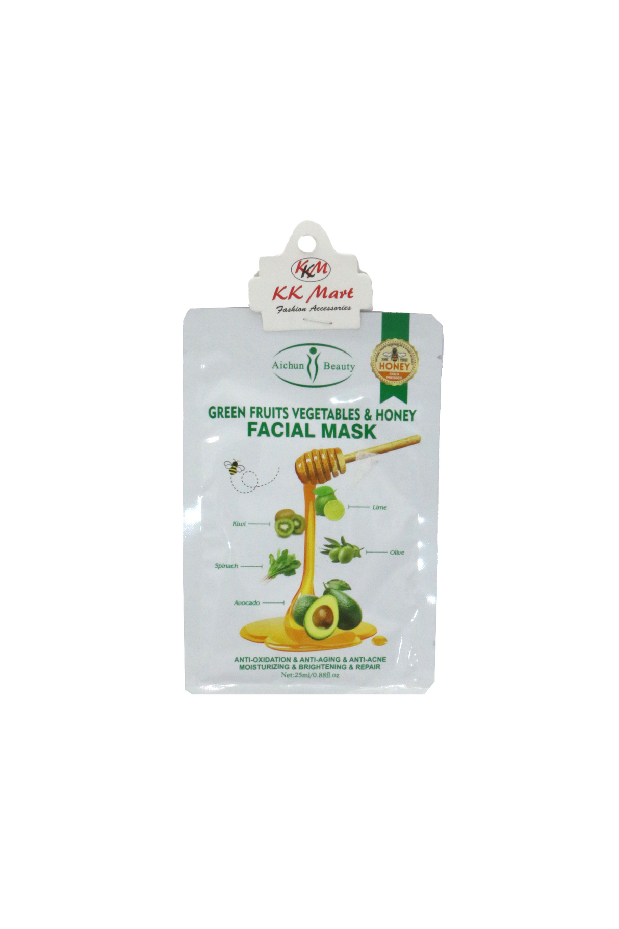 aichun beauty sheet mask green fruits vegetable & honey 25ml