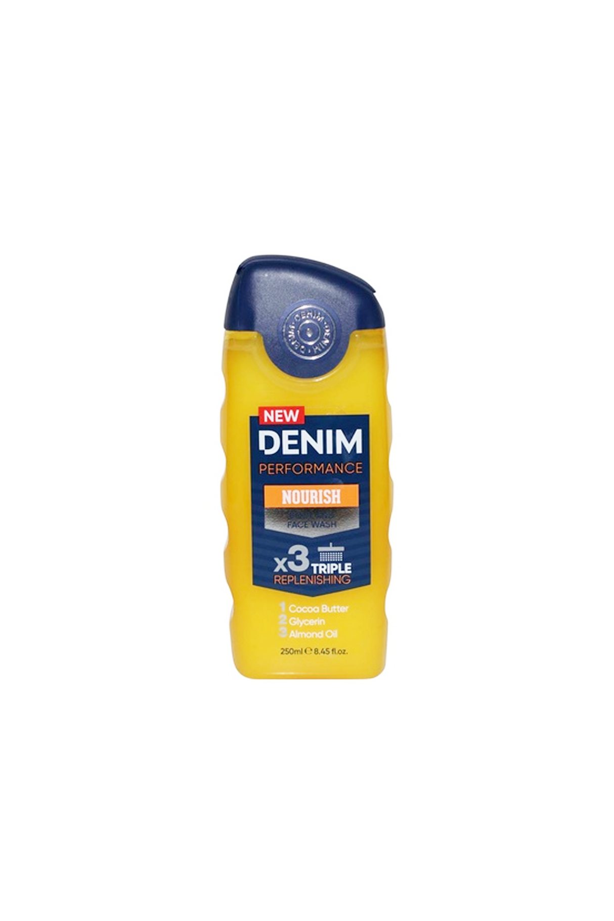 denim body & face wash nourish 250ml