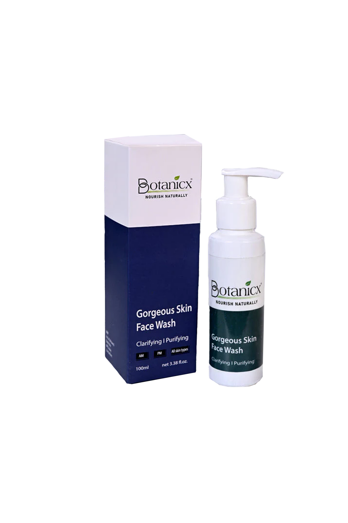 botanicx face wash gorgeous skin 100ml