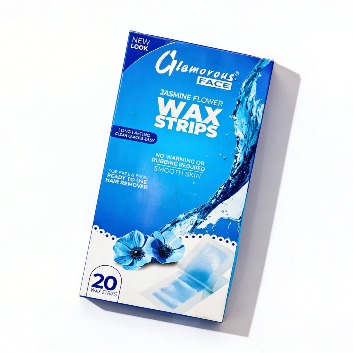 glamorous body wax strips jasmine 20p gf7898-a