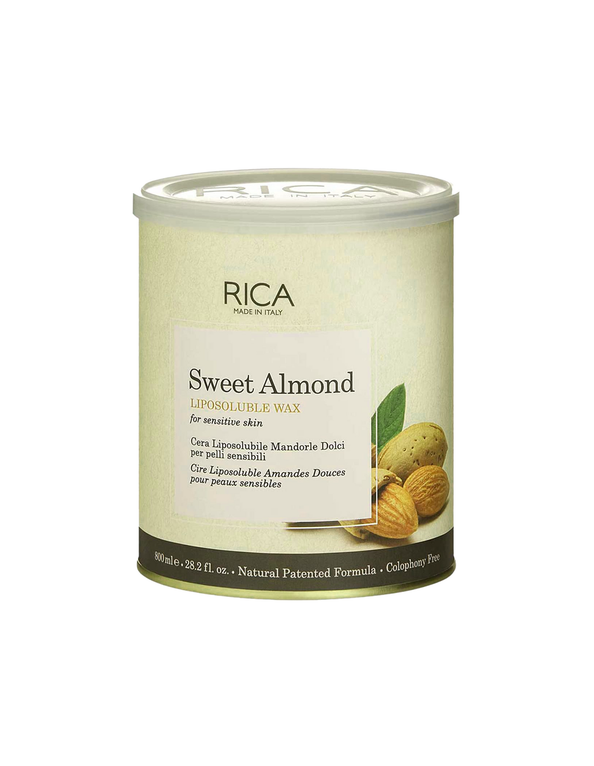 rica wax liposoluble sweet almond 800ml