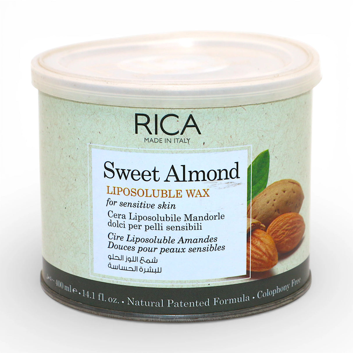 rica wax sweet almond liposoluble 400ml