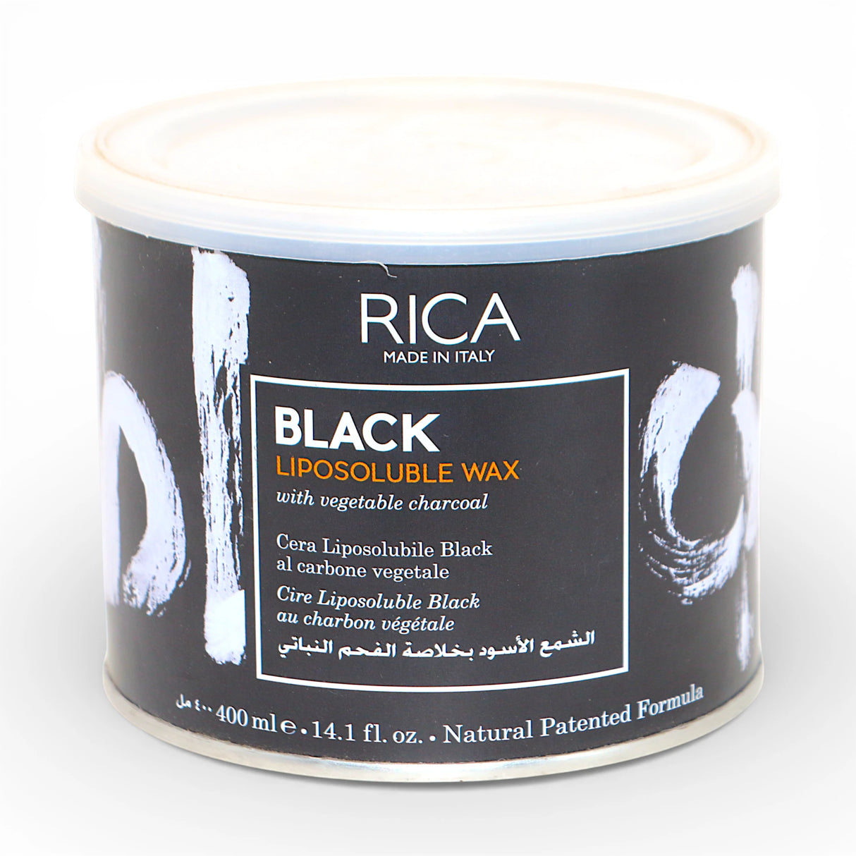 rica wax tin black liposoluble 400ml