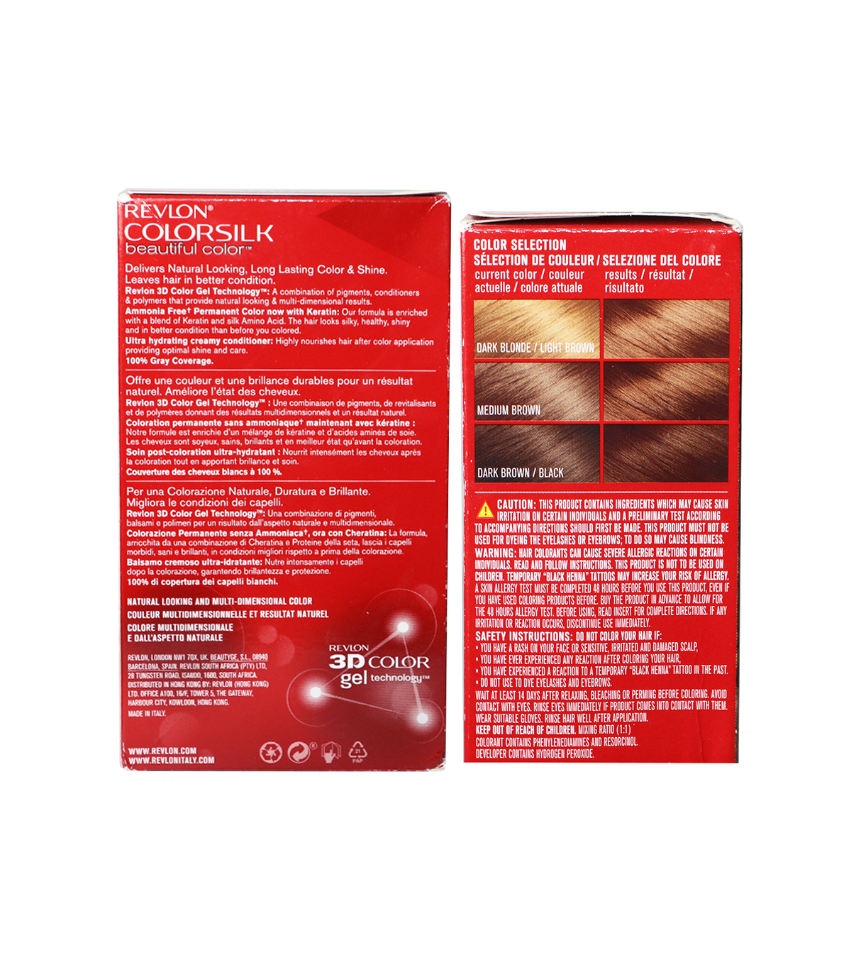 revlon hair color medium golden chestnut brown 46