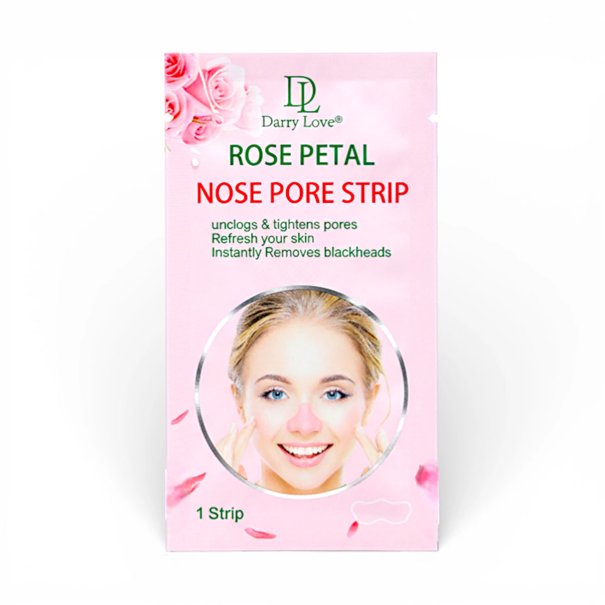 darry love rose petal nose strips 6038